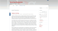Desktop Screenshot of american-nurse.turbohosting.com